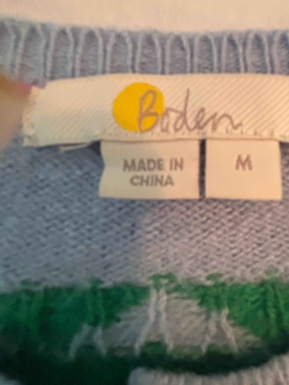 Boden Wool Rothesay Chevron Women’s Multi Color Cardigan M - Picture 3 of 7